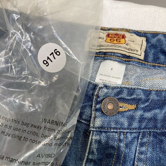 Route 66 Womens Bootcut Blue Denim Jeans Size 8‎ Cotton extra pockets and tab - Picture 6 of 9